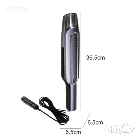 Портативна ръчна прахосмукачка за автомобил, снимка 4 - Аксесоари и консумативи - 52458376