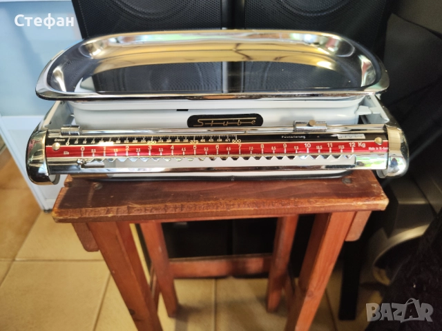 Ретро кантар Stube Made in Germany Производство 60-те 70-те години. НОВ, не е ползван. Абсолютно точ, снимка 3 - Антикварни и старинни предмети - 51972492