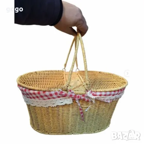 Класическа кошница за пикник, снимка 3 - Други стоки за дома - 49684910