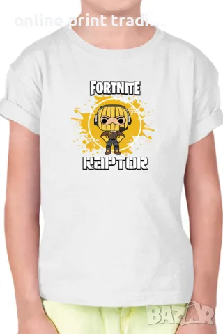 Детска тениска Фортнайт Fortnite Raptor 03, снимка 17 - Детски тениски и потници - 48524273