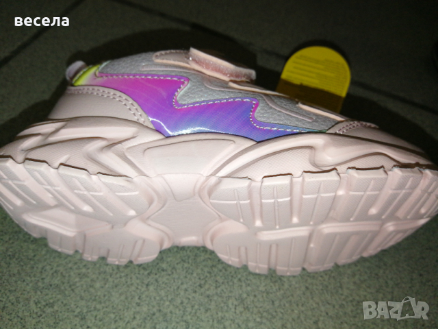 Розови маратонки за момичета 26,27,28,29,30, 31, снимка 4 - Детски обувки - 36324929