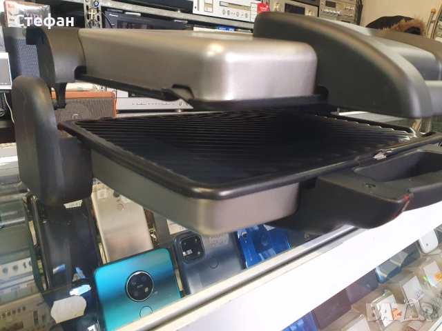 НОВА! Електрическа скара, Severin, 1800W, Термоустойчив капак, Контрол на температурата, Незалепващи, снимка 9 - Скари - 51983295