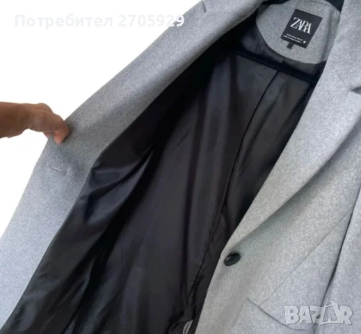 Вълнено палто Zara размер XS , снимка 2 - Палта, манта - 51512356
