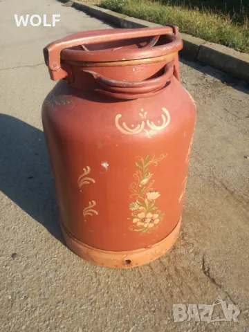 Немски алуминиев изрисуван гюм 40литра, снимка 10 - Антикварни и старинни предмети - 47917761