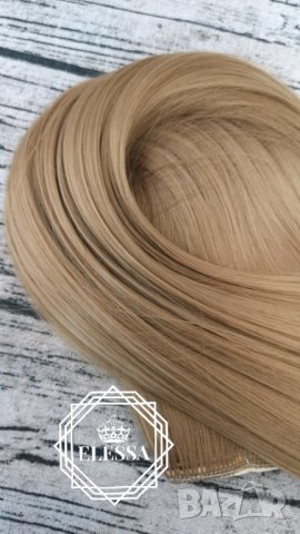 Натурални Екстеншъни Комплект от 200 грама Коса / 60 см, Цвят - Естествено Рус #22 КОД С1060, снимка 5 - Аксесоари за коса - 38922693