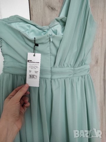 Нова официална рокля Хс размер цвят мента , снимка 4 - Рокли - 35982215