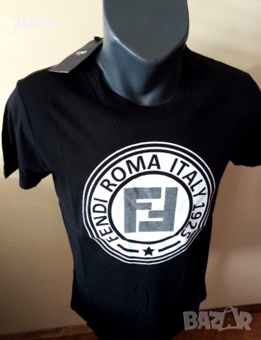 Fendi мъжка тениска нова с етикет, снимка 2 - Тениски - 35843161