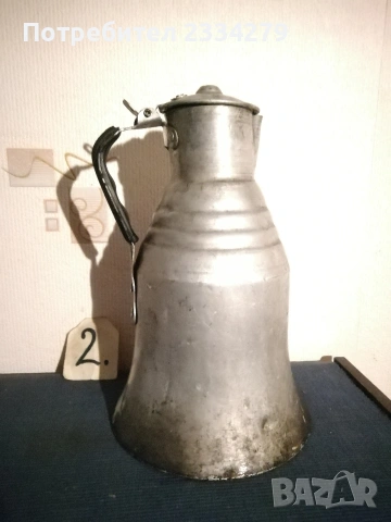 Ибрик-гюм, стар от аломиний., снимка 6 - Декорация за дома - 35290437