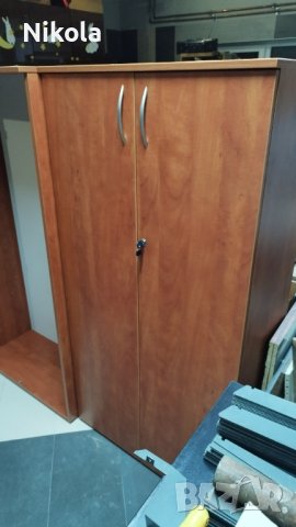 Офис шкаф - двукрил гардероб с рафтове 80/160/40 - 4 рафта, снимка 12 - Гардероби - 40875635