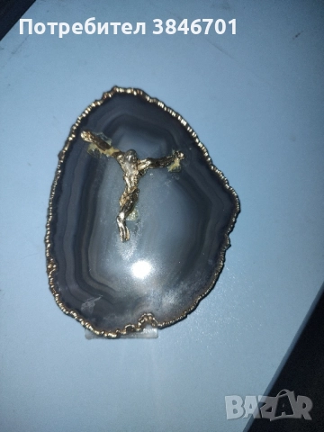 плочка естествен камък ахат ръчна изработка 