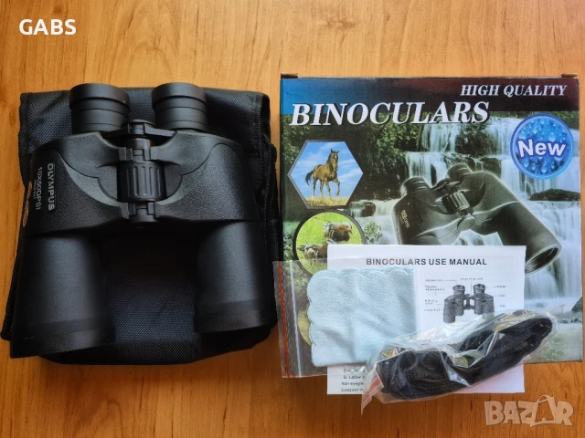 Бинокъл Олимпус /10×50/,Olympus 10×50, снимка 2 - Екипировка - 49230205