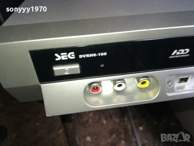 SEG DVRH6-160 DVD & HDD RECORDER-ВНОС SWISS 0911251747LCHERY2, снимка 2 - Плейъри, домашно кино, прожектори - 52353146
