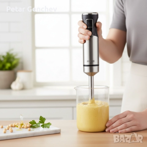 Пасатор Muhler MB-77S, 1000W, метален, снимка 5 - Чопъри и пасатори - 52540029