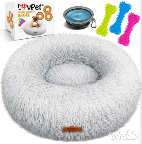 Кучешко / котешко легло, възглавница 100 см., Може да се пере, плюшена