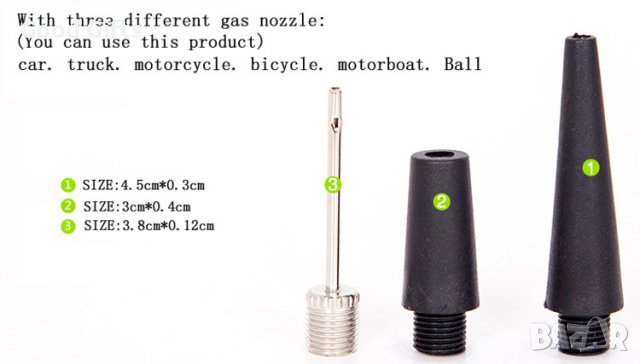 Преносим Въздушен компресор 965 KPA, снимка 6 - Аксесоари и консумативи - 42314165