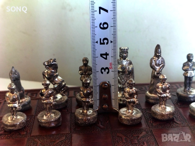 Стар Колекционерски Шах,Табла, снимка 10 - Антикварни и старинни предмети - 53838659