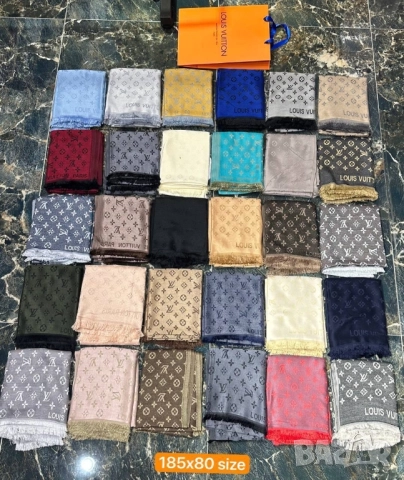шалове louis vuitton burberry hermes , снимка 7 - Шалове - 52022979
