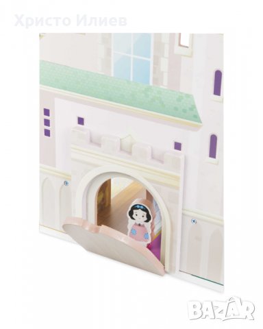 Голяма дървена къща за кукли Disney Замък на Принцесите Нов, снимка 5 - Кукли - 39404482