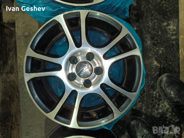 Алуминиеви Немски Джанти 5/100/15, снимка 3 - Гуми и джанти - 53611417