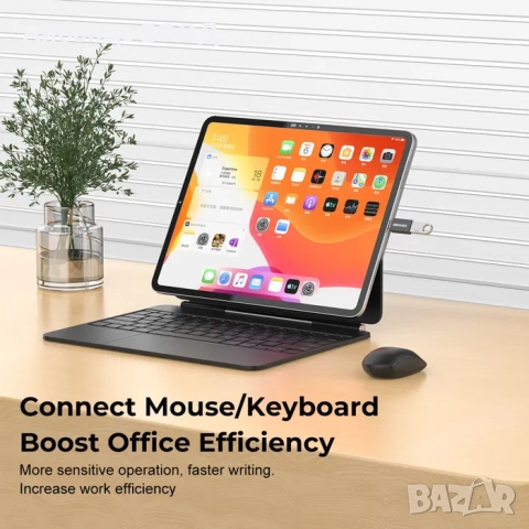 Адаптер USB C към USB A, снимка 3 - Кабели и адаптери - 49414862