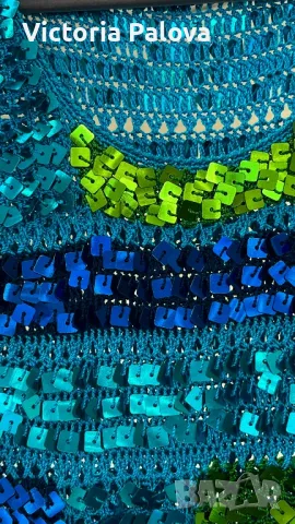 Красив бляскав топ за парти, снимка 6 - Корсети, бюстиета, топове - 49624769