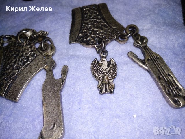 ЕЛЕМЕНТИ от ЕТНОГРАФСКИ СТИЛ НАКИТ ЛАКИРАН ПОСРЕБРЕН БРОНЗ и ЧЕРВЕН КАТАЛИН 34305, снимка 13 - Бижутерийни комплекти - 41761877