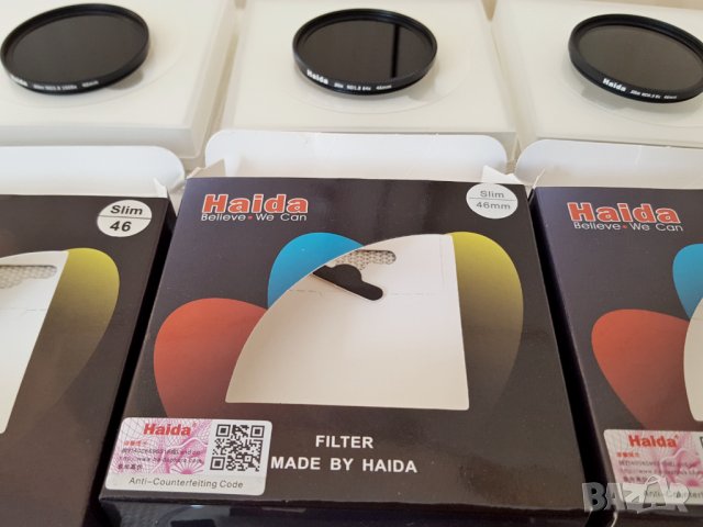 Set ND & CPL  filter's Haida & Hoya, снимка 9 - Обективи и филтри - 39968635