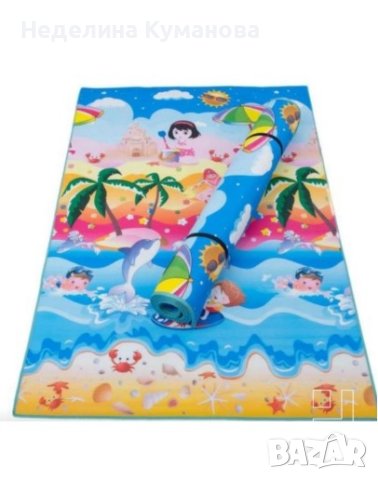 ❌ ДЕТСКА ПОСТЕЛКА ЗА ИГРА, КИЛИМЧЕ ДВУЛИЦЕВО, снимка 6 - Други стоки за дома - 42173556