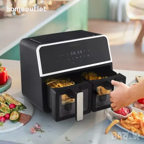 ПРОМОЦИЯ Фритюрник с горещ въздух (Air fryer) AKLS-AI-0343BL-DE