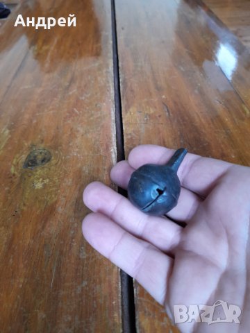 Стар звънец,хлопка,чан, снимка 3 - Антикварни и старинни предмети - 35720612