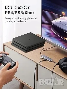 UGREEN 4-портов USB 3.0 хъб, USB удължител, снимка 4 - Друга електроника - 48747917