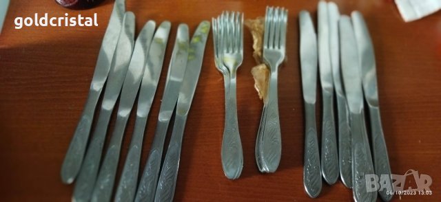 Руски прибори за хранене , снимка 4 - Антикварни и старинни предмети - 42462393