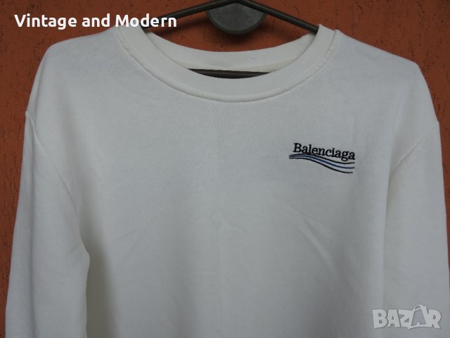 Ватирана блуза BALENCIAGA Election Logo (L/XL), снимка 2 - Блузи - 40064355