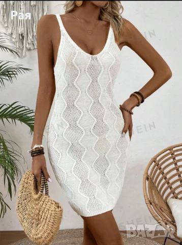 Дамска плетена рокля, снимка 4 - Рокли - 50658154