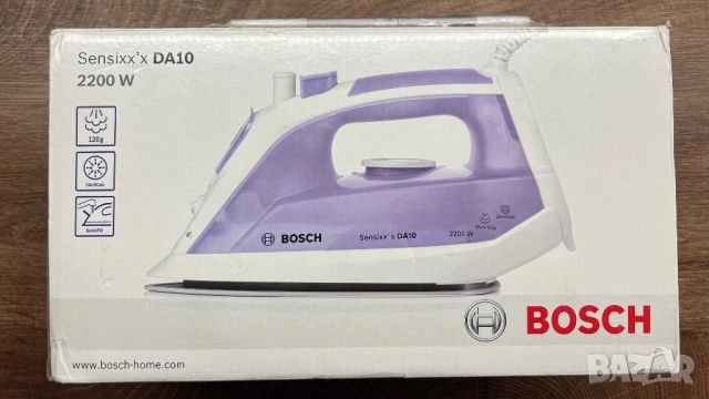Парна ютия Bosch Sensixx’x DA10 , снимка 2 - Ютии - 53514691
