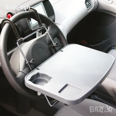 Масичка за кола подходяща за хранене или работа с таблет, лаптоп, ноутбук, снимка 5 - Други - 47594701