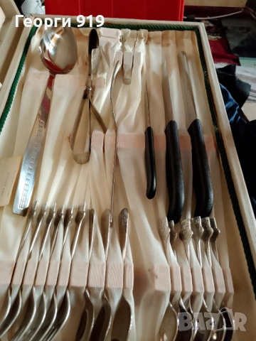 Сервиз прибори за хранене , снимка 2 - Прибори за хранене, готвене и сервиране - 53701726