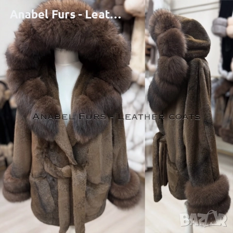 Дамски палта от естествен косъм, снимка 3 - Палта, манта - 51764576