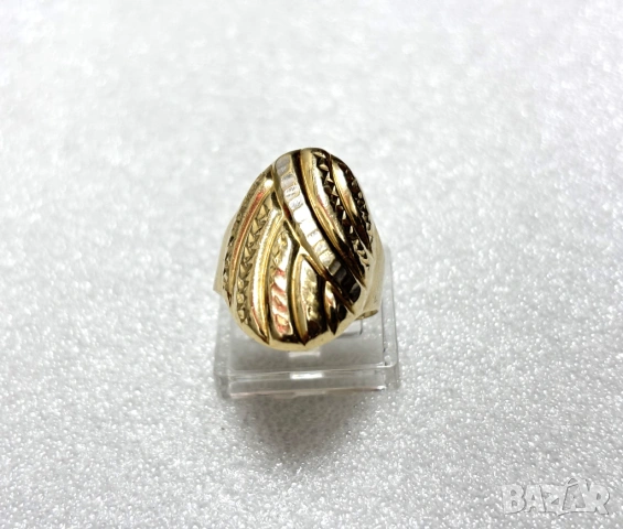 Дамски Златен Пръстен-2,15 грама, 14К (проба 585), снимка 3 - Пръстени - 53642197