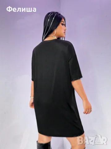 Екстравагантен Ултра Модерен Хорър Дизайн Рокля / Туника 2ХЛ Размер , снимка 5 - Туники - 50124916