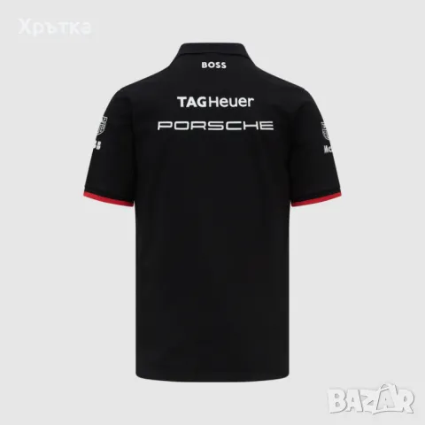 Porsche Motorsport x Boss Team Polo Shirt - Оригинална мъжка тениска с яка, снимка 2 - Тениски - 49393444