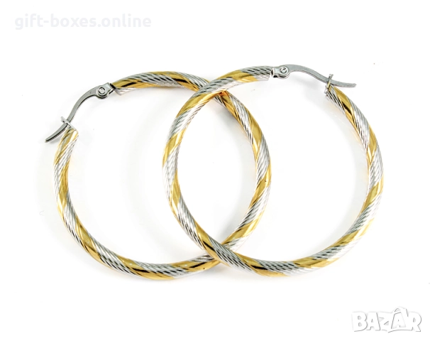 Обеци стоманени халки