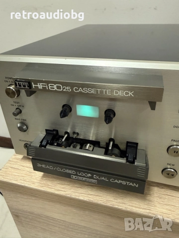 🔈Колекционерски топ модел триглав дек ITT HiFi 8025 - профилактиран🔈, снимка 6 - Декове - 56019486