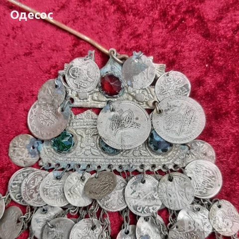 Старинен възрожденски накит ,трепка, снимка 5 - Антикварни и старинни предмети - 50462297