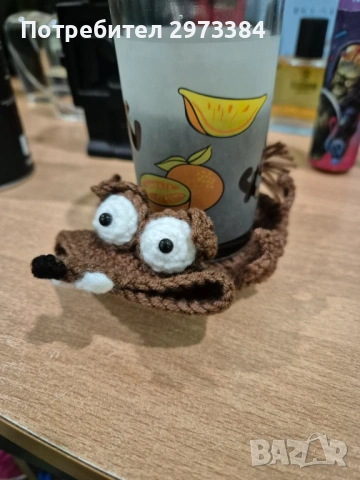 Забавна поставка за чаша Скрат от ,, Ледена епоха,,, снимка 4 - Декорация за дома - 53830149