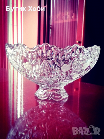 Ретро  кристална бонбониера, снимка 1
