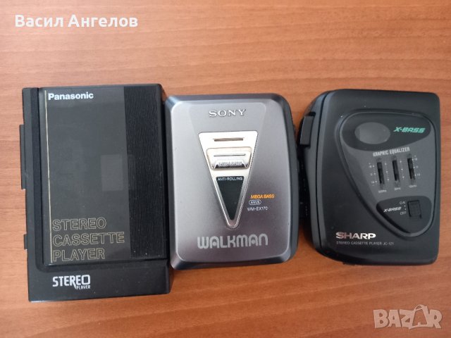 walkman sony,sharp,panasonic, снимка 1 - Радиокасетофони, транзистори - 42299485