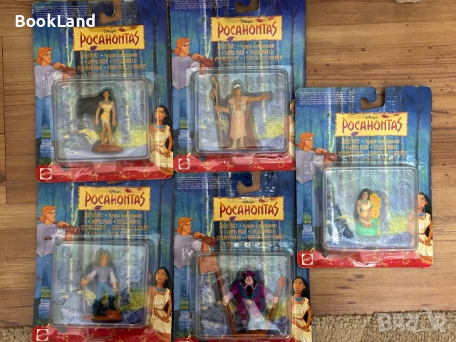 Винтидж неразопаковани играчки Pocahontas, 1995 г. Mattel
