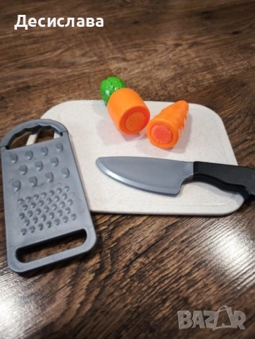 Детска дървена кухня, снимка 7 - Играчки за стая - 53185629