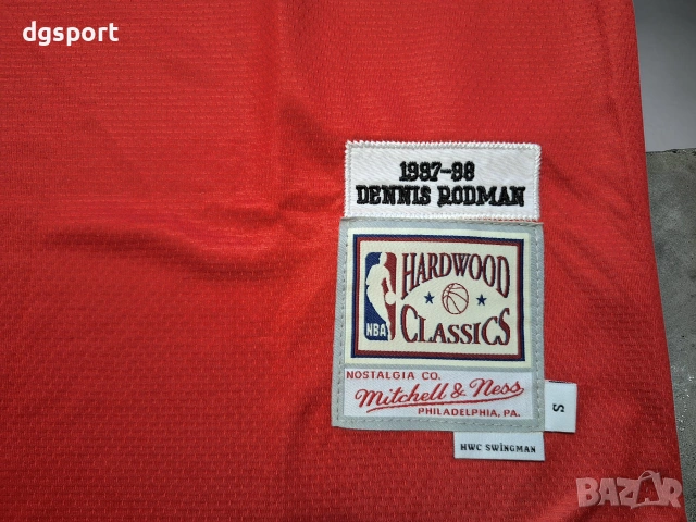 Баскетболен потник на Денис Родман #Чикаго Булс #91# Mitchell&Ness!, снимка 4 - Баскетбол - 52572318